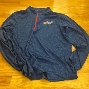 Buffalo Bills quarter zip, size large